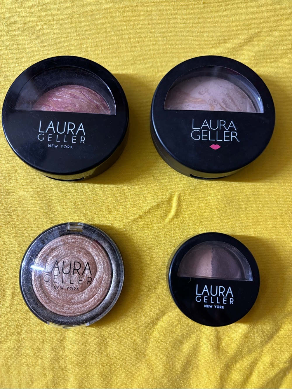 Laura Geller Highlight & Glow Set - Pink, Champagne, Bronze, Taupe